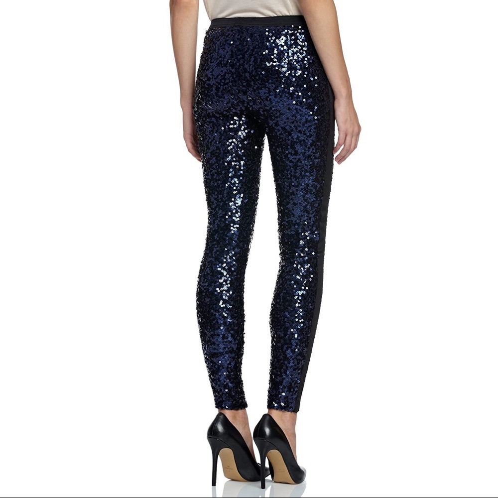NWT ❗️Tuxedo Sequin Leggings by French Connection